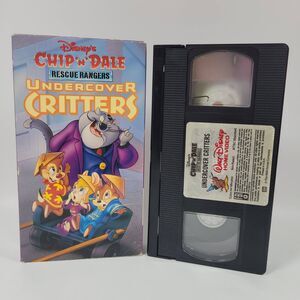 Disney's‎ Chip N Dale Rescue Rangers Undercover Critters VHS Video Tape